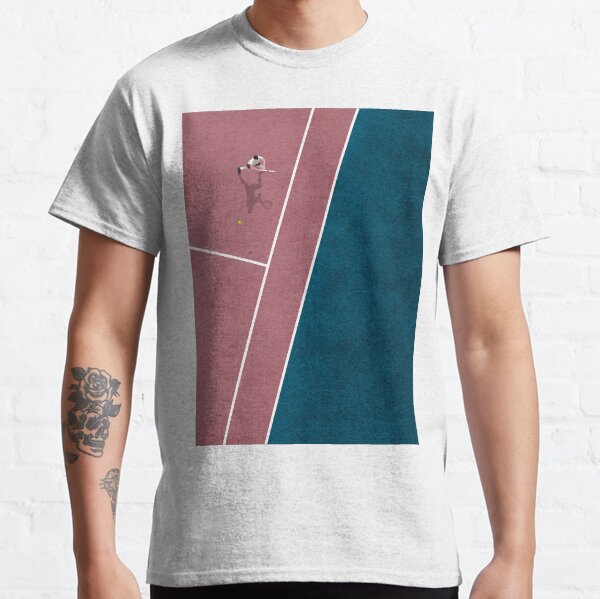 Tennis Player | Aerial Illustration Classic T-Shirt