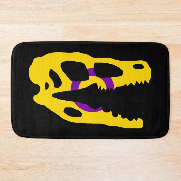 Item preview, Dinosaur Velociraptor Skull in Intersex Pride Flag Colors  designed and sold by CaelanPride.