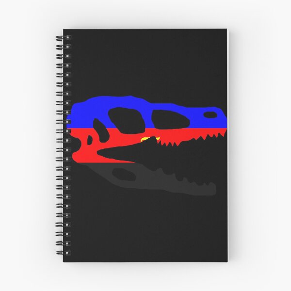 Item preview, Dinosaur Velociraptor Skull in Polyamorous Pride Flag Colors  designed and sold by CaelanPride.