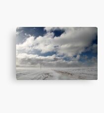 Winter highway Canvas Print