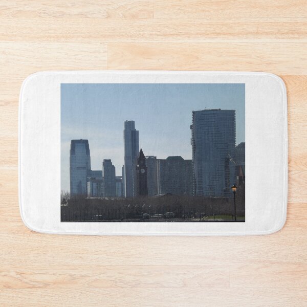 Item preview, Ferry Terminal, Train Terminal, Jersey City Skyline, Hoboken, New Jersey designed and sold by lenspiro.