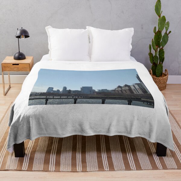 Item preview, Ferry Terminal, Train Terminal, Jersey City Skyline, Hoboken Skyline, Hudson River, Hoboken, New Jersey designed and sold by lenspiro.