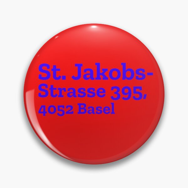 Item preview, Basel Stadium Address  designed and sold by The Chuck Wagon.