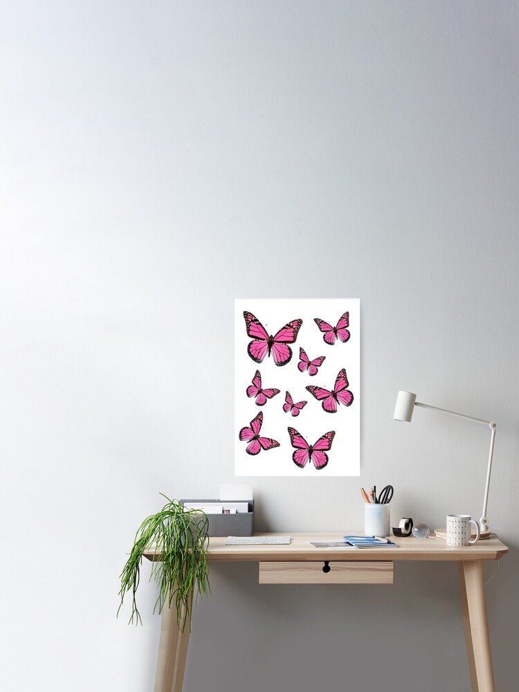 baby pink butterfly Sticker for Sale by sydwallach  Aesthetic stickers,  Cute laptop stickers, Preppy stickers