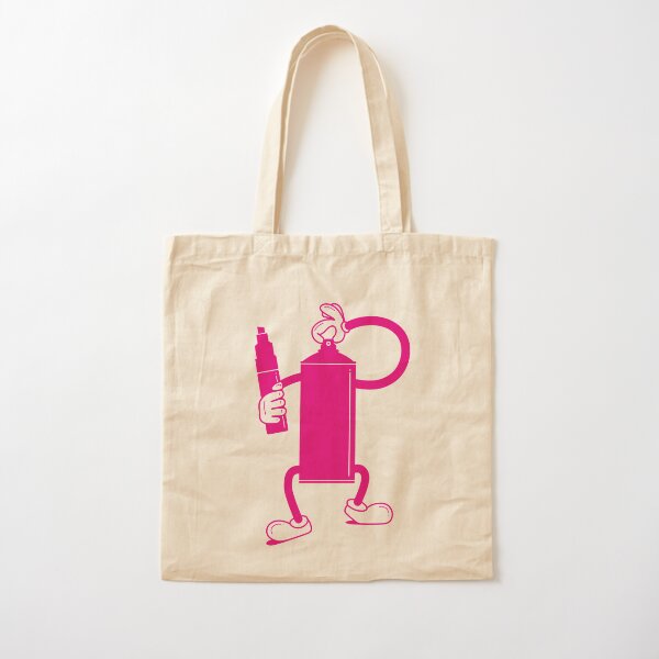 Mr Spray Can Cotton Tote Bag