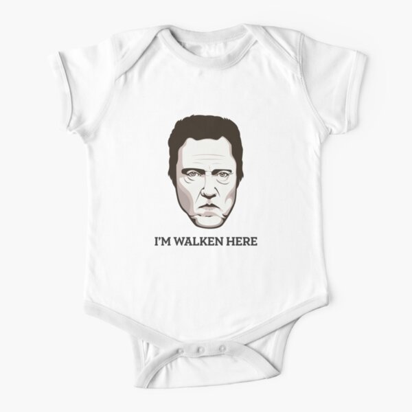 Christopher Walken - "Walken Here" T-Shirt Short Sleeve Baby One-Piece