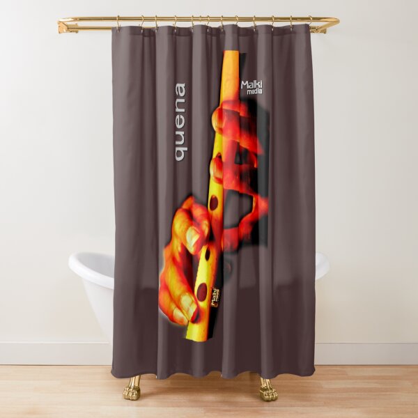 Quenista (Flautist) Shower Curtain