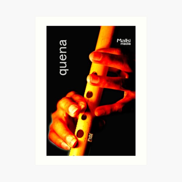 Quenista (Flötist) Kunstdruck