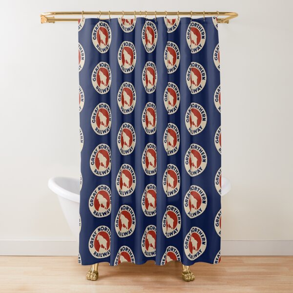 Discover Great Northern Railroad | Shower Curtain