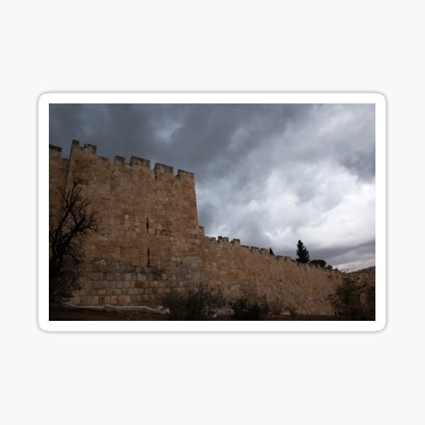 Item preview, Wall of Old Town Jerusalem Israel designed and sold by Allen Penton.