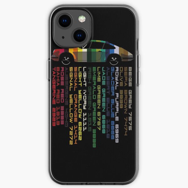 911 klassische Farben iPhone Flexible Hülle