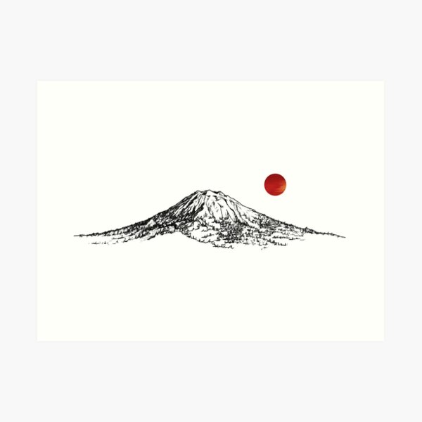 Mount Yotei Art Print