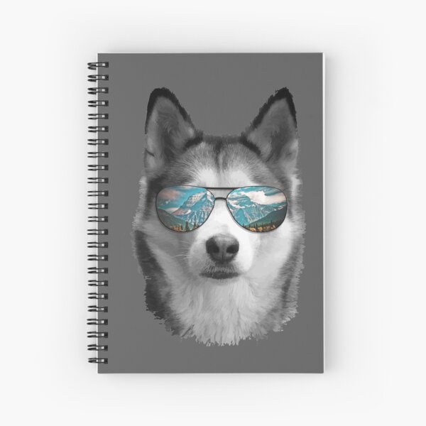 Artikel-Vorschau von Siberian Husky Shades Gebirgszug, designt und verkauft von Kit-Tees.