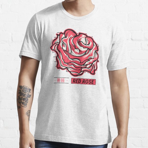 Oversized Tokyo Tee Red Rose