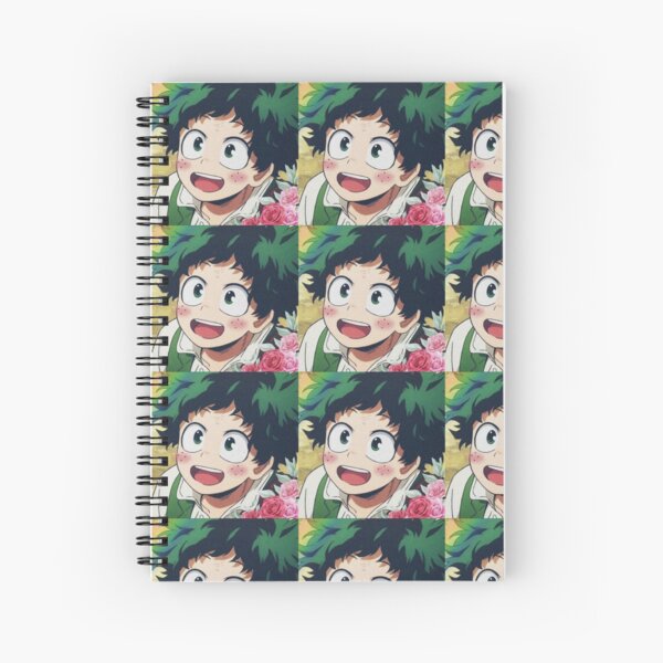 My Hero Academia Deku One For All All Might Spiral Notebooks | Redbubble