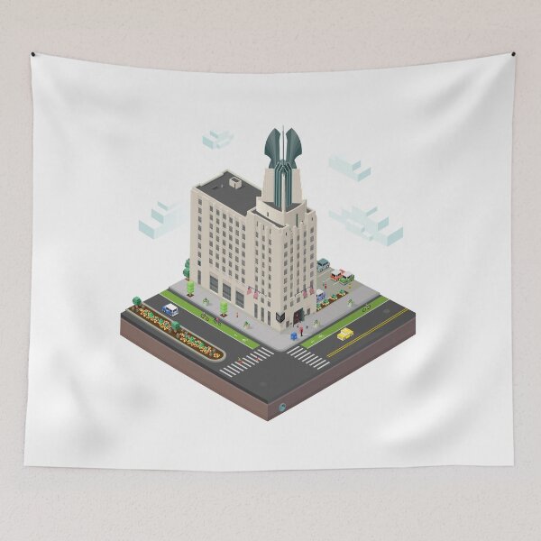 Item preview, City Blocks: Times Square Building (Rochester, NY)  designed and sold by MetroPosters.