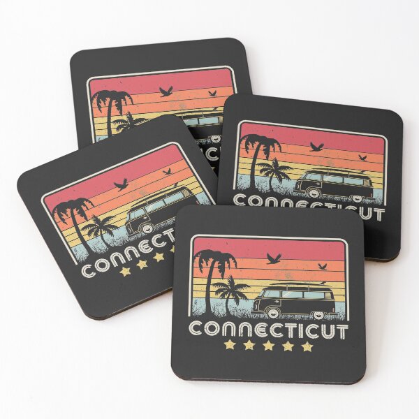 Item preview, Connecticut Print. Retro Style CT, USA Graphic designed and sold by PackAPunch.