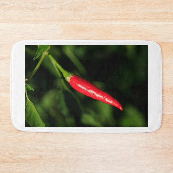 Item preview, Red cayenne on green background designed and sold by olena2552.