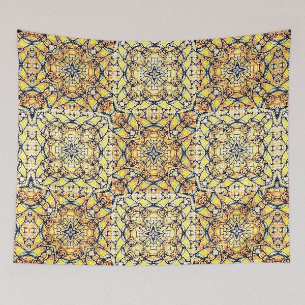 Item preview, Straw Mat Nine Tile Mosaic designed and sold by DVanSiceartist.