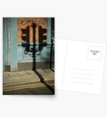 Traffic lights shadow Postcards