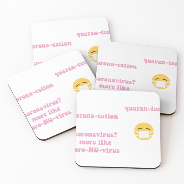 Item preview, Coronavirus Pink Sticker Pack designed and sold by laurencude.