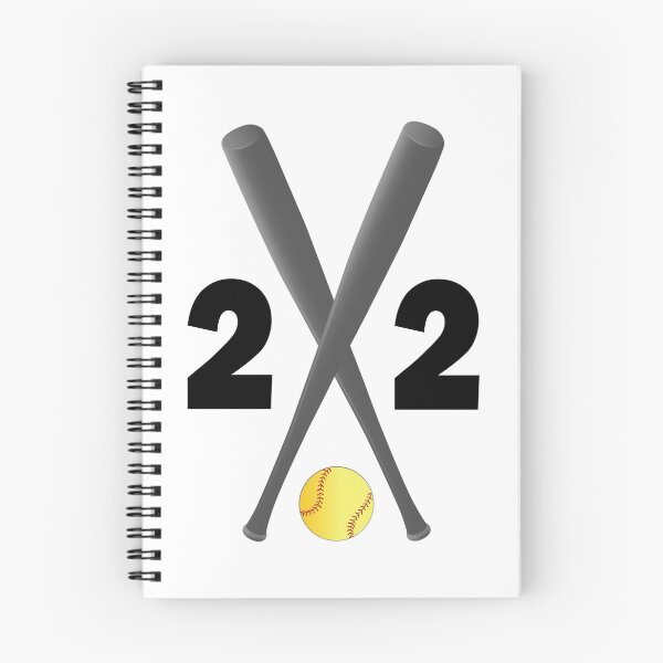 Item preview, Softball number 22 - twenty two with bats and ball designed and sold by AllShirts21.