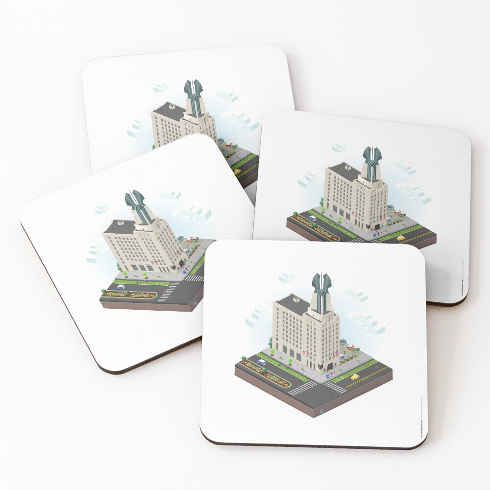 Item preview, Coasters (Set of 4) designed and sold by MetroPosters.