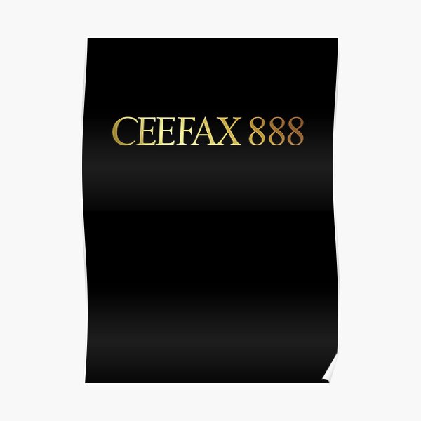 Ceefax 888 Poster