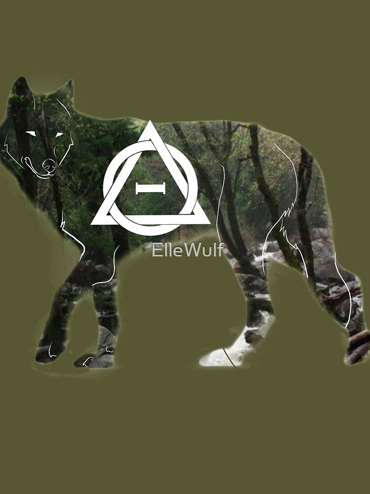 Otherkin - Wolf Therian Essential T-Shirt for Sale by ElleWulf