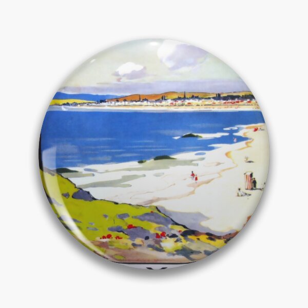 Item preview, Ayr vintage travel poster designed and sold by stickart-marek.