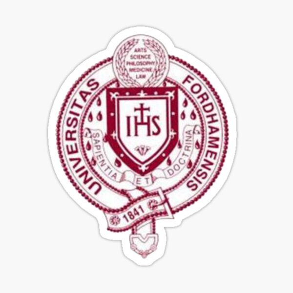 Vista previa del artículo con la obra «Emblema de Fordham», diseñado y vendido por RenegadeTravels.
