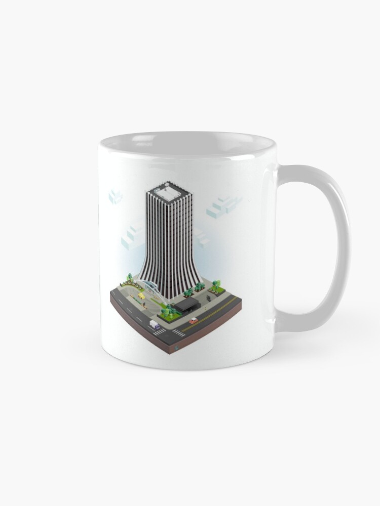 Alternate view of City Blocks: The Metropolitan Building (Rochester, NY) Mug