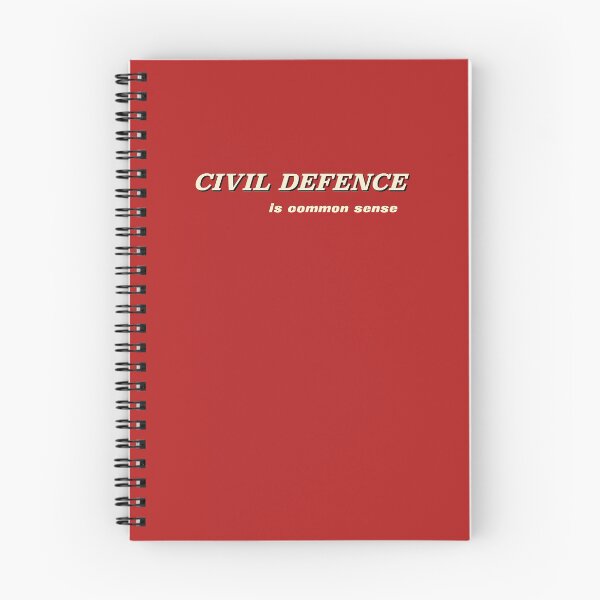 Item preview, Civil Defence is Common Sense designed and sold by Off the Box.