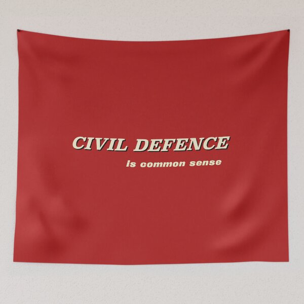 Item preview, Civil Defence is Common Sense designed and sold by Off the Box.
