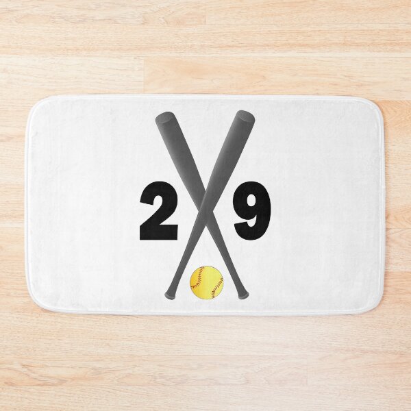 Item preview, Softball number 29 - twenty nine with bats and ball designed and sold by AllShirts21.
