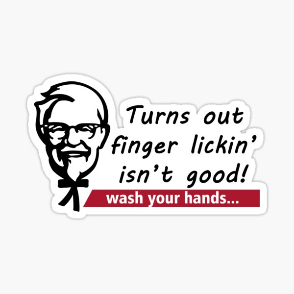 KFC vs Covid19 Sticker