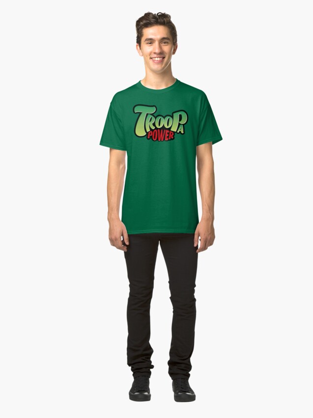 Alternate view of Troopa Power Logo Classic T-Shirt