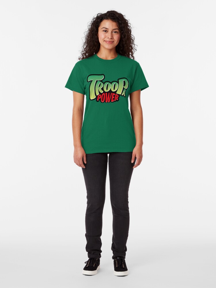 Alternate view of Troopa Power Logo Classic T-Shirt