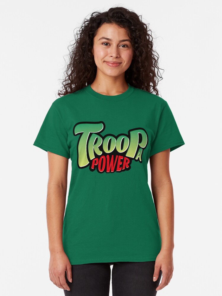 Alternate view of Troopa Power Logo Classic T-Shirt