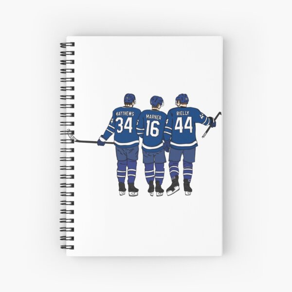 Matthews, Marner & Rielly - Maple Leafs Spiral Notebook