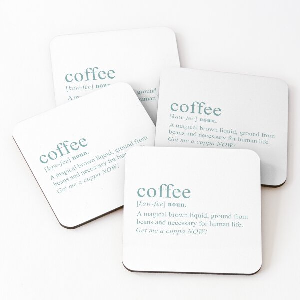Item preview, Coffee Quote Dictionary Definition for the Coffee Lover in your Life - Design by Cheyney designed and sold by designbycheyney.