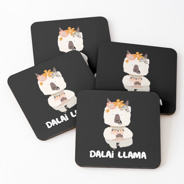 Item preview, Dalai Llama Praying Religion in Costume and Flowers on Head designed and sold by Crapt.