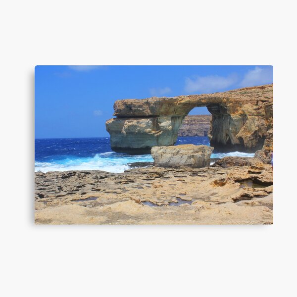 Azure Window, Dwejra Bay, Gozo, Malta Canvas Print