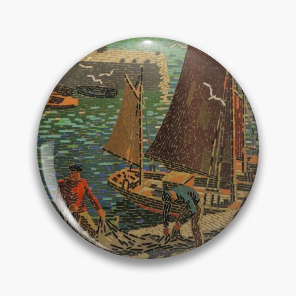 Item preview, Cornwall vintage travel poster designed and sold by stickart-marek.