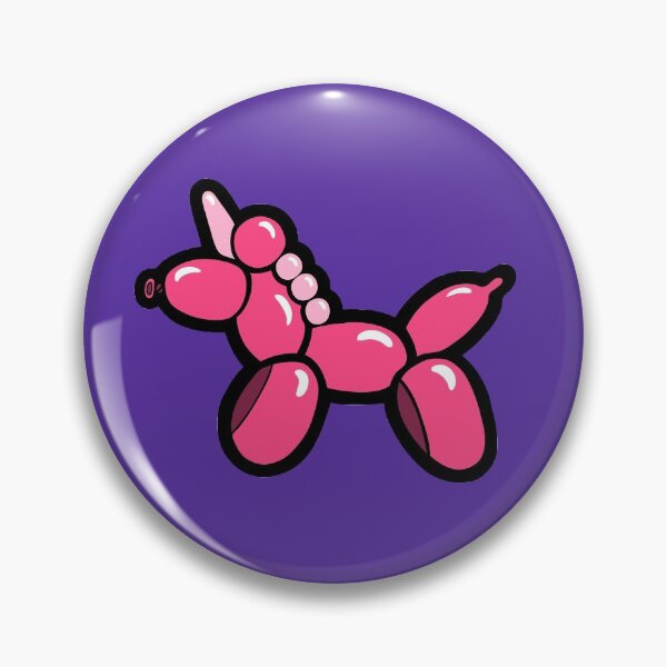 Item preview, Balloon Animal Unicorns Pattern in Purple designed and sold by evannave.