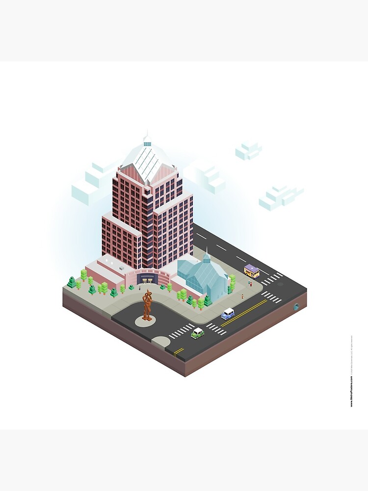 City Blocks: Legacy Tower (Rochester, NY) by MetroPosters