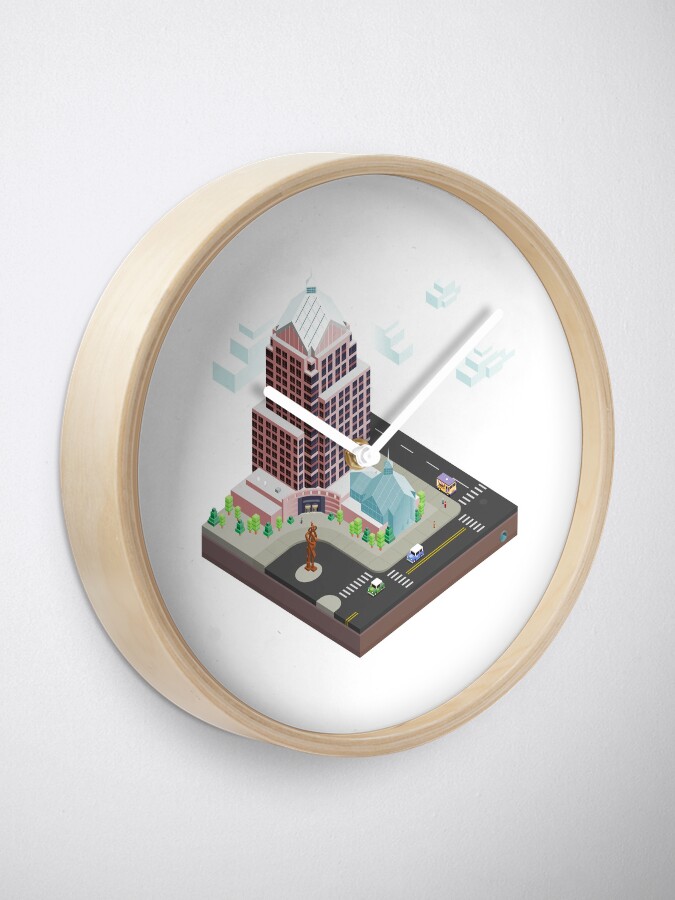 Alternate view of City Blocks: Legacy Tower (Rochester, NY) Clock