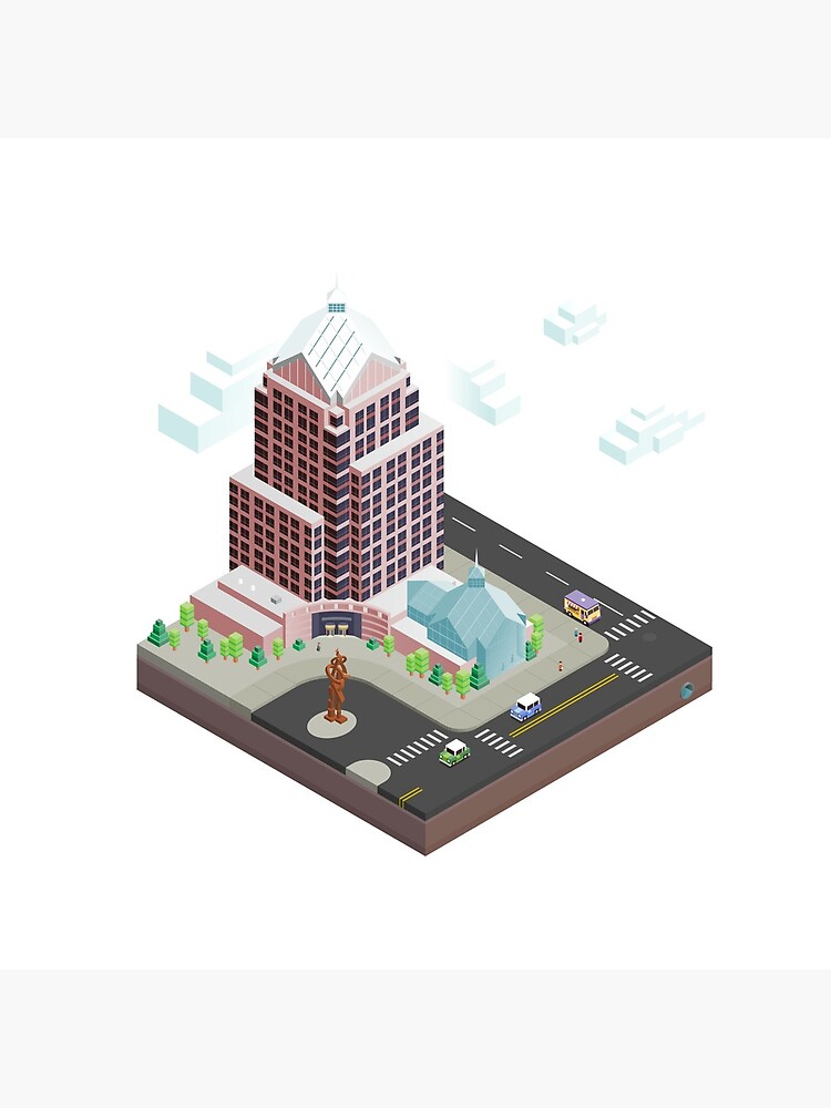 City Blocks: Legacy Tower (Rochester, NY) by MetroPosters