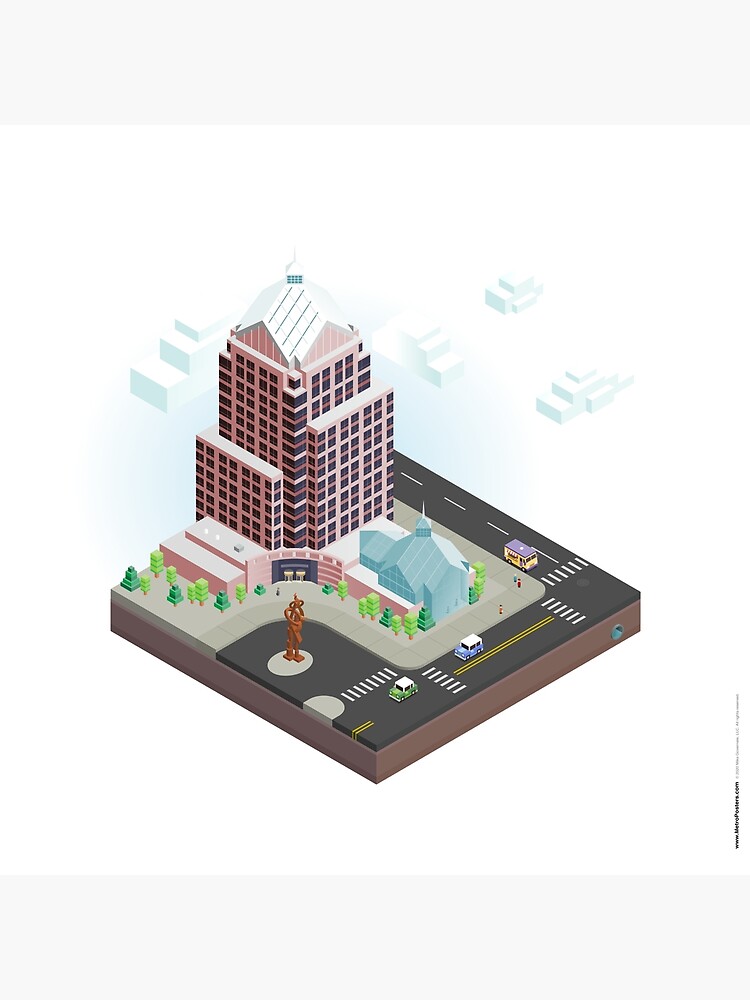 City Blocks: Legacy Tower (Rochester, NY) by MetroPosters