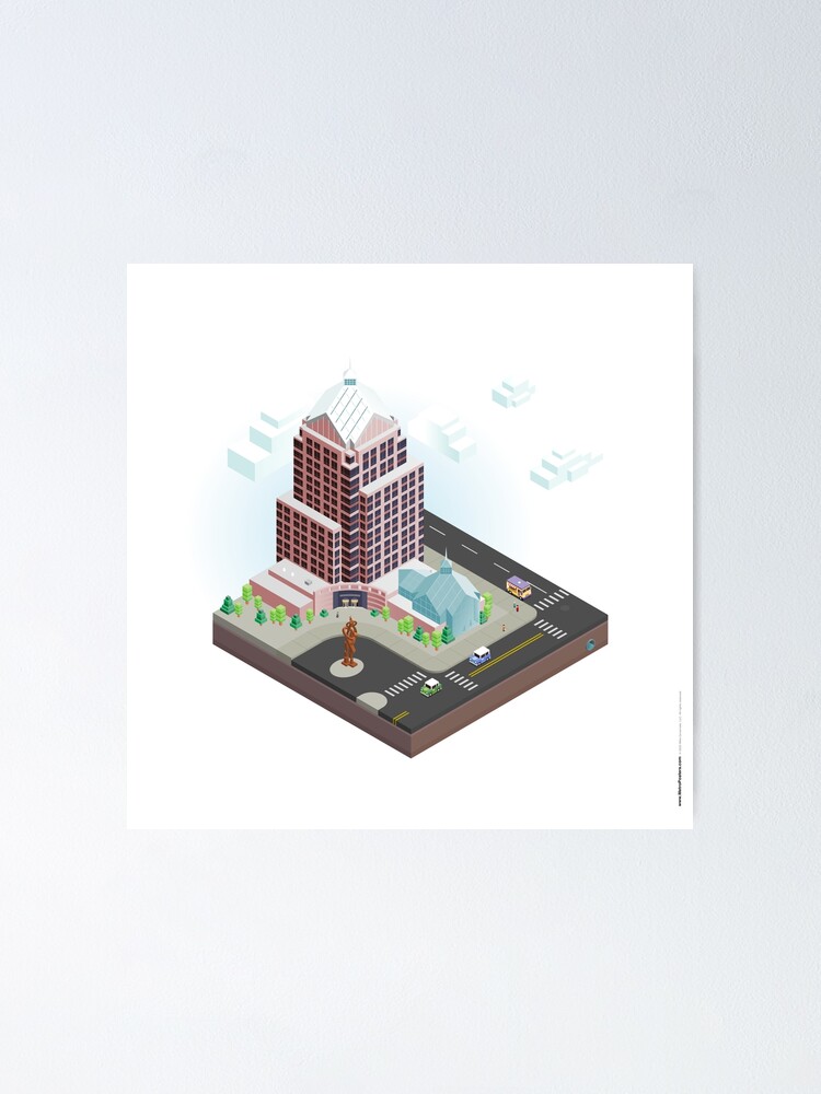 Alternate view of City Blocks: Legacy Tower (Rochester, NY) Poster